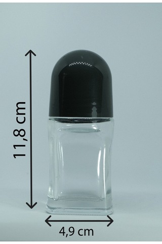 Roll-on Parfüm Şişesi 50 Ml 5 Adet Şeffaf Roll-on Boş Şişe