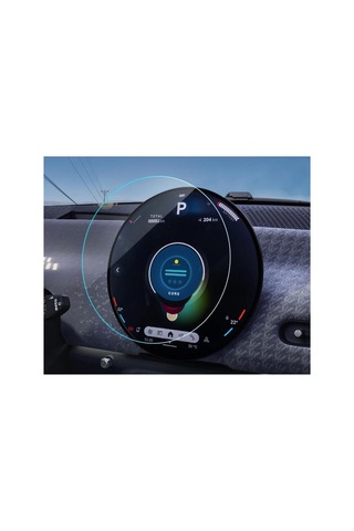 Mini John Cooper Works Uyumlu Araç Ekran Koruyucu Multimedya & Gösterge 9h Nano Kırılmaz Şeffaf