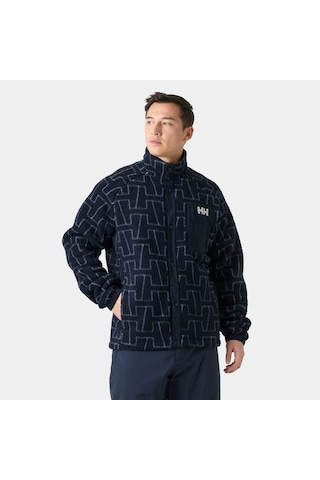 Helly Hansen Panorama Printed Pile Snap Mont Erkek Polar-34593 Lacivert