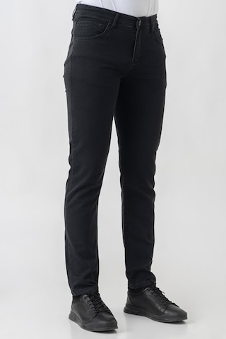 White Stone Bern J2425 Normal Fit Pamuklu Likralı 5 Cep Jean Pantolon Siyah-siyah Siyah