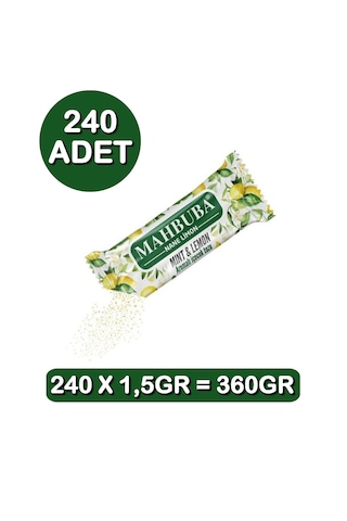 Mahbuba Tek İçimlik Nane Limon Aromalı Oralet Çayı 240 1,5gr