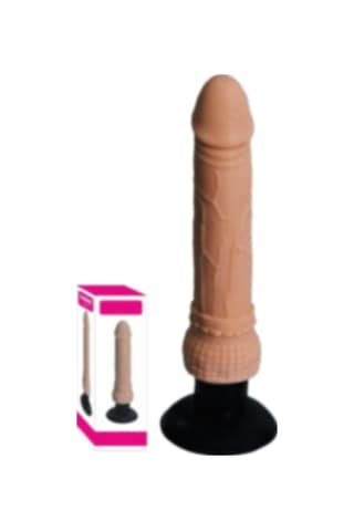 Erofoni Yeni Nesil 20 CM Titreşimli Vantuzlu Süper Lüks Realistik Kaliteli Yapay Vibratör Penis