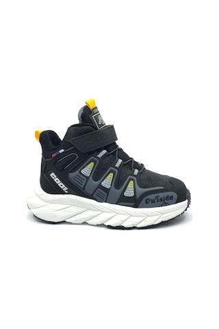 Cool Paul Ortopedik Kaymaz Hafif Taban Unisex Çocuk Bot Siyah
