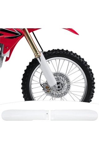 Fortunelane Cr125 Cr250 Ce500 Crf450 Crf 250 Motocycle Fork Koruma, Beyaz Ön Şok Koruma Kahretsi Yerine