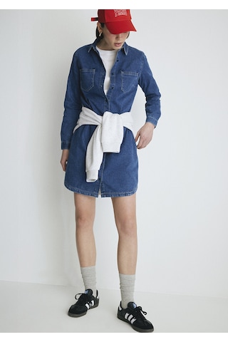 Mavi - Lacivert Elbise 130656-86430 Lacivert