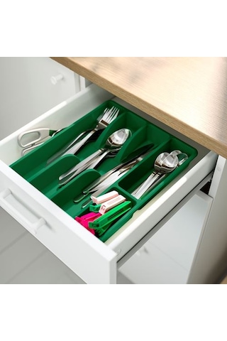 Ikea Smäcker Çekmece Düzenleyici, Parlak Yeşil, 31x26 Cm