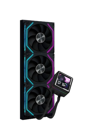 Dragos Aquaforge 360 Black Argb Lcd 360mm Intel-amd Uyumlu Sıvı Soğutucu 360 MM