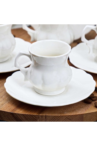 Perotti 11914 Emery 12 Parça Porselen Türk Kahve Fincan Takımı