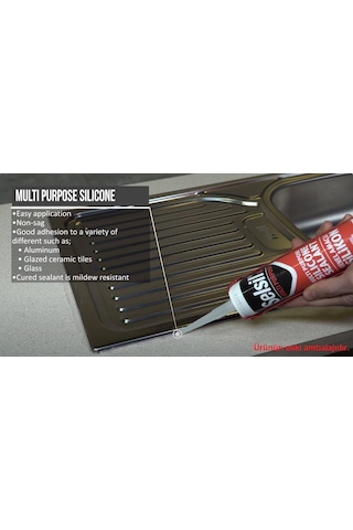 Selsil Genel Amaçlı Tüp Silikon Beyaz 50 Ml.