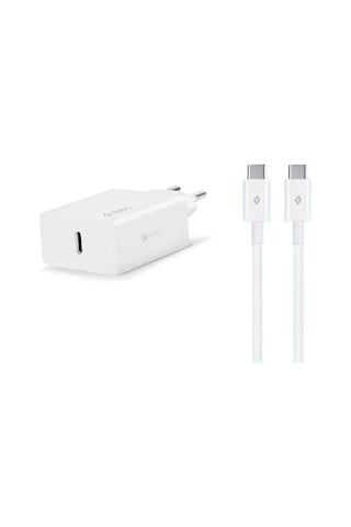 Ttec 2scs22bc Smartcharger Pd 20w Seyahat Hızlı Şarj Aleti+usb-c - Usb-c 3a Kablo Beyaz