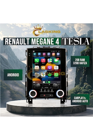 Renault Megane 4 Tesla Carplay Android Multimedia 2 Ram 32 Hafıza
