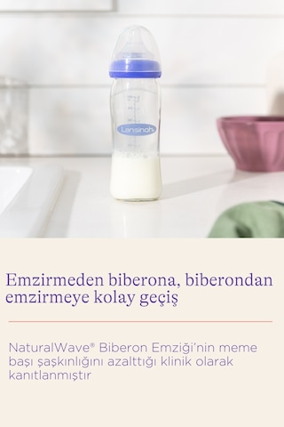 Lansinoh Natural Wave Cam Biberon 160 ML