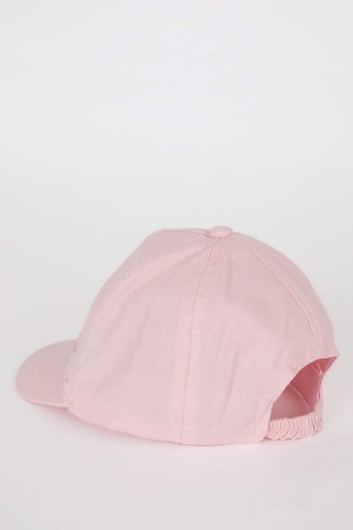 DeFacto Kız Bebek Nakışlı Keten Karışımlı Cap Şapka D6882A525SMPN1 Pembe