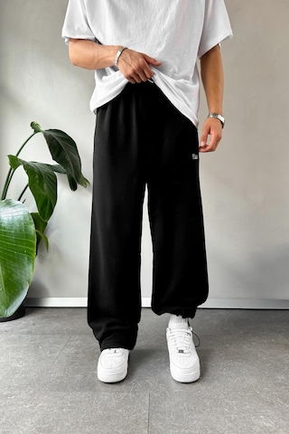 Flaw Atelier Baggy Eşofman Altı Siyah Siyah