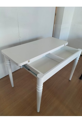 110 X 45 Katlanır Beyaz Masa