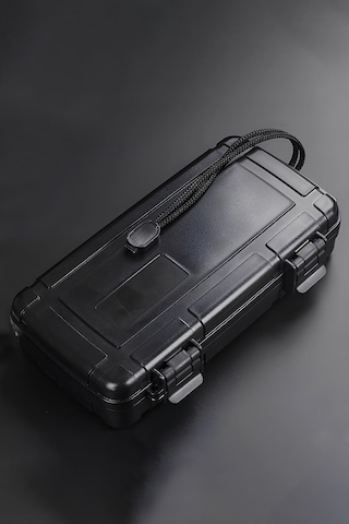 Falconetti Siyah Plastik Seyahat Humidoru Puro Kutusu Rd07