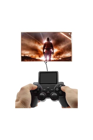 S10 Gamepad 520 Oyunlu Klasik Taşınabilir Retro Oyunlar Oyun Konsolu El Atarisi - Lisinya Kırmızı, Mavi, Yeşil