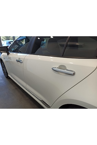 Toyota Corolla Uyumlu 2019-2022 Kapı Kolu Kaplaması Nikelaj