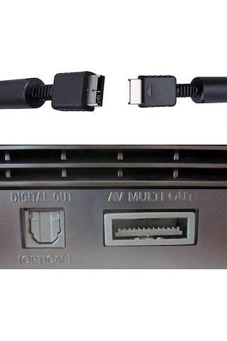PS2 PS3 AV Kablo  Audio Video AV RCA Tv Kablosu Playstation 1-2-3