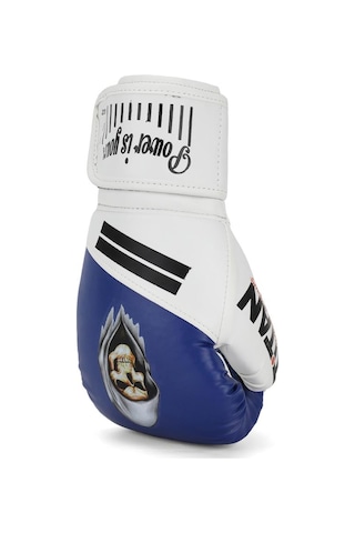 Titan Sport Mavi Beyaz Hayalet Kurukafa Desenli Boks Eldiveni 2'li Set Çok Renkli