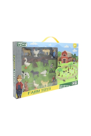 Farm Toys 34 Parça Çiftlik Hayvanları Seti