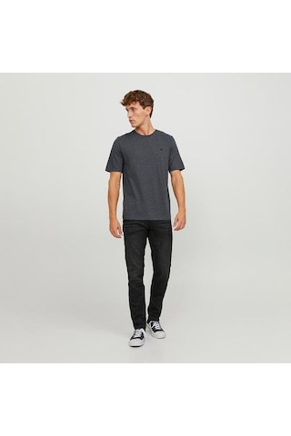Jack & Jones Jack&jones Paulos Crew Neck Erkek Gri Yuvarlak Yaka Tişört