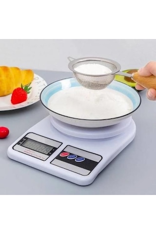 Hassas Terazi Dijital Mutfak Tartısı Hassas Ölçüm Tartı 10 KG