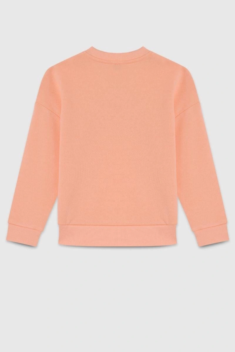 United Colors Of Benetton Kız Çocuk Bnt-g23345 Benetton Sweatshirt Somon-1882 SOMON