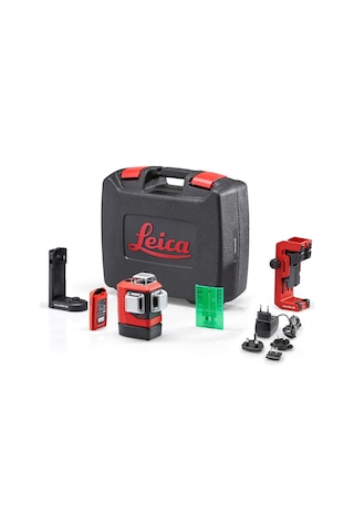 LEICA LINO L6G 3 Eksen 360 Derece Çapraz Çizgili Şarjlı Yeşil La