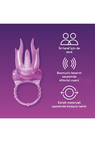 Durex Titreşimli Anal Plug Tıkaç + Durex Intense Devil Ring Titreşimli Halka