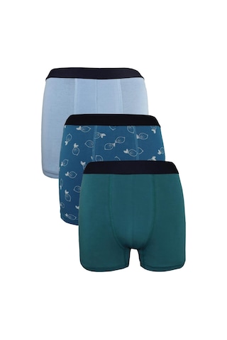 Alaturka Erkek Boxer Karışık Renk 3'lü Paket Set -bxr2000 Model-5 Model5