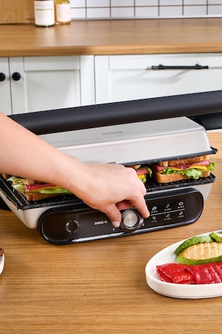 Karaca Gastro Grill Pro 2400 W Izgara ve Tost Makinesi