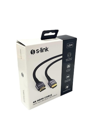 S-link 4K 1.5mt HDMI Kablo V2.0 60HZ SLX-HD4K015