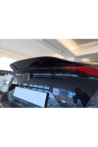 Honda Civic Uyumlu Fc5 Dto Spoiler Parlak Siyah