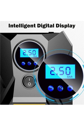 Jialan Dijital Araba Şişme Pompa Elektrikli Lastik Hava