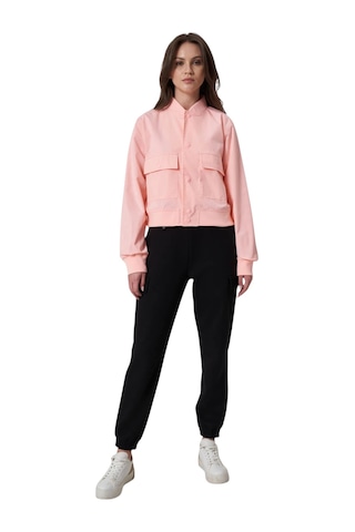 Exuma Kadın Bomber Ceket Ex.1521158 Pembe