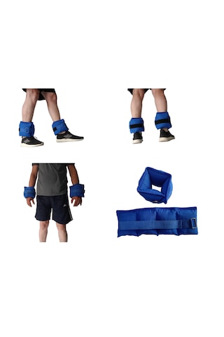 2 X 1,5 Kg Fizik ,el-ayak Kum Torbası Renk Mavi