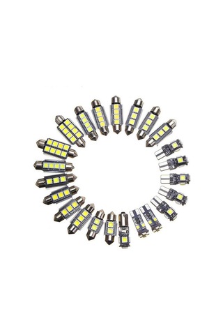 Maiyame 23 Parça Süper Parlak Canbus Led Ampul Seti - Araç İçi Aydınlatma, Plaka Ve Bagaj Lambası İçin Uzun Ömürlü Led Işık