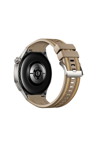 Huawei Watch Gt5 Pro 46mm İle Uyumlu Örgü Desen Metal Tokalı Silikon Akıllı Saat Kordonu
