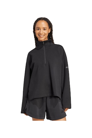 Jm1659-k Adidas W All Szn Sl Qz Kadın Sweatshirt Siyah Jm1659-k Siyah