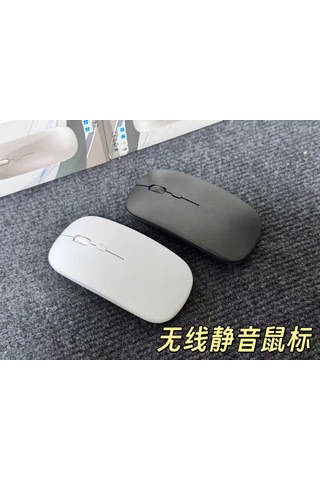 Erdo Ticaret Kablosuz Sessiz Mouse Slim Tasarım Usb Alıcılı Beyaz Erdotıca Standart