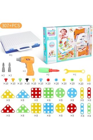 3d Matkaplı Creative Puzzle 11b Mozaik Puzzle 307 Parça