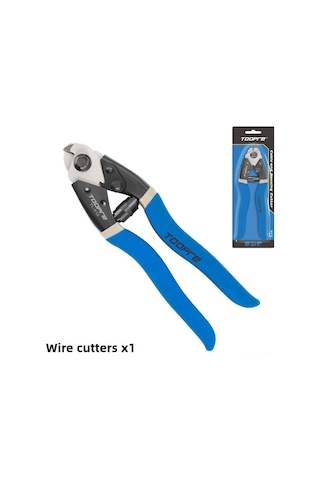 Geeksen Toopre Bisiklet Fren Ve Vites Kablosu Kesici, Çelik Tel Ve Zincir Kırıcı, Dayanıklı Çelik Araç, Makineli Tamir Gereci Mavi Kutulu Mavi