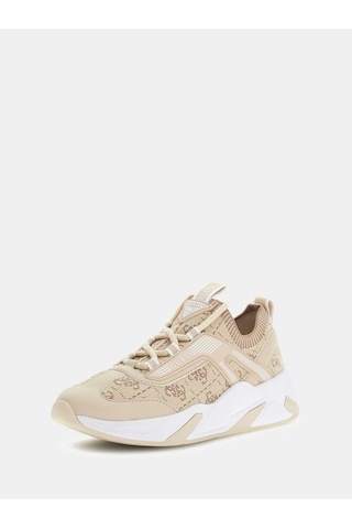 Guess Genga Kadın Sneaker Ayakkabı Flpgenfam12 Bej