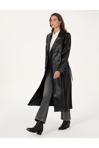 Pierre Cardin Kadın Siyah Trençkot 50295956-vr046 Siyah