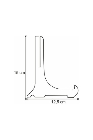 Plastik 15 Cm Teşhir Ayağı No:3