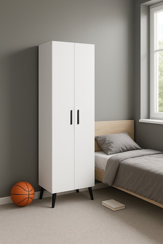Alesta Life 2 Kapaklı 8 Raflı Çok Amaçlı Dolap