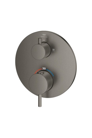Grohe 24358al0 Ankastre Termostatik Banyo Bataryası Siyah