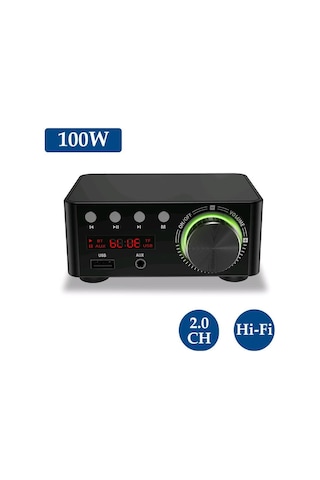 Jms Hıfı Bt5.0 Dijital Amplifikatör Mini Stereo Ses Amp 100w Çift Kanallı Ses Gücü Ses Alıcısı