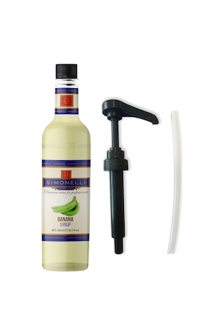 Simonelli Muz Kahve Şurubu 700 ML + Pompa